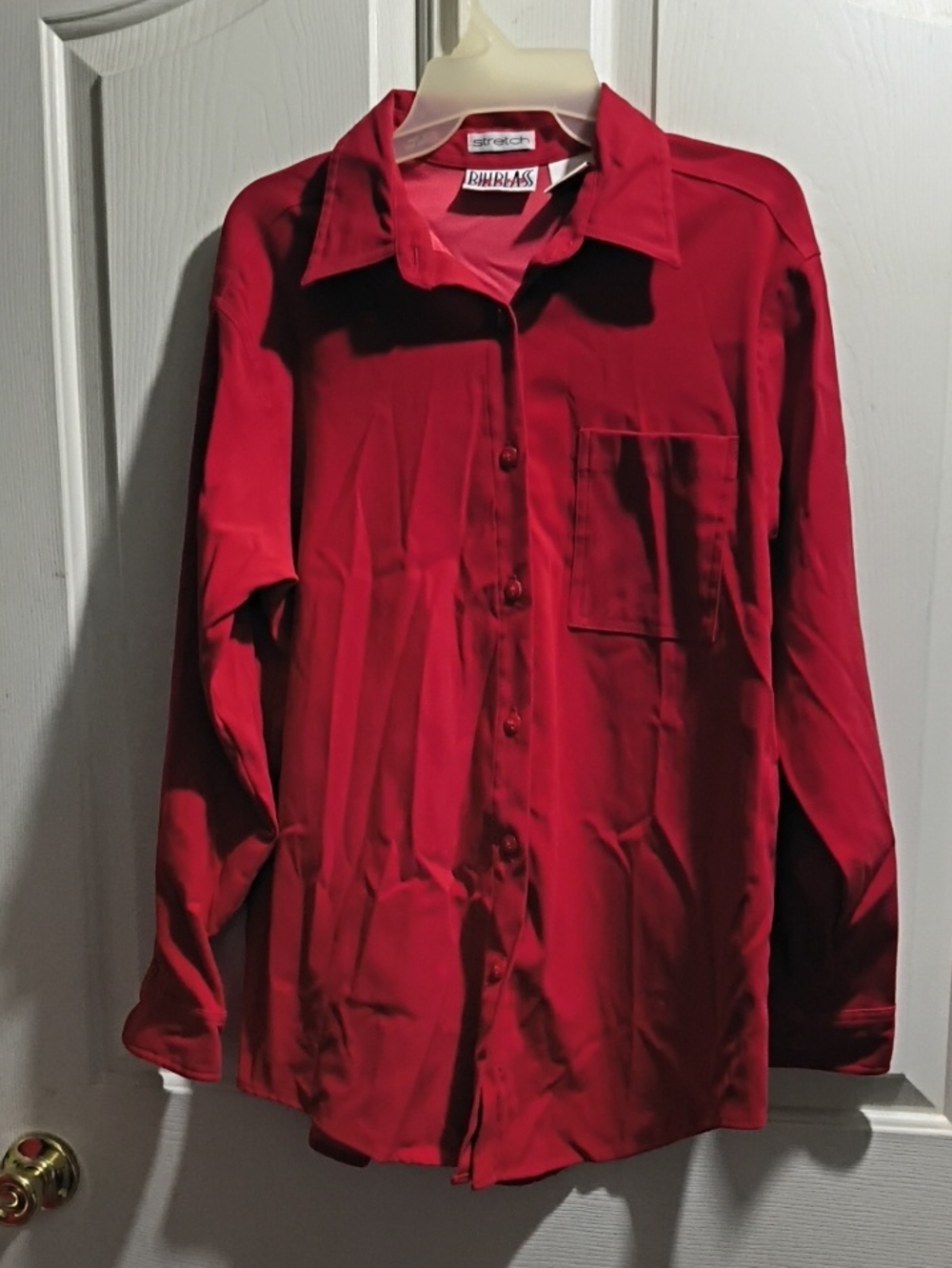 bill blass Red Men's Long-Sleeve Dress Shirt
